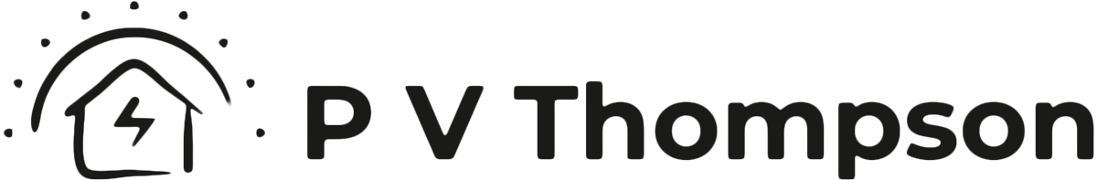 P V Thompson logo
